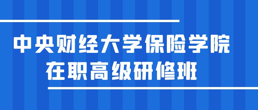 2024年中央財經(jīng)大學(xué)保險學(xué)院在職研修班招生 -120012-1